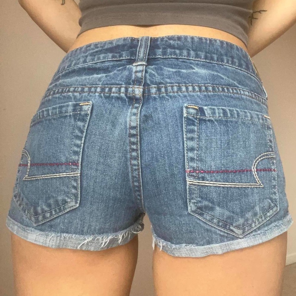 vintage american eagle denim shorts